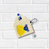 DIGITAL DOWNLOAD Applique Snow White Wristlet Essentials Set 13 DESIGNS INCLUDED