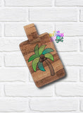 DIGITAL DOWNLOAD 4x4 Palm Tree Luggage Tag