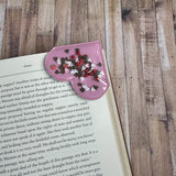 DIGITAL DOWNLOAD Heart Page Corner Bookmark 2 VERSIONS INCLUDED