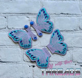 DIGITAL DOWNLOAD Butterfly Wing Style 2 Velcro Shoe Boot SNAP AND SLIDER OPTIONS INCLUDED