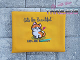 DIGITAL DOWNLOAD Cats Are Beautiful Kitty Mature 4 SIZES INCLUDED