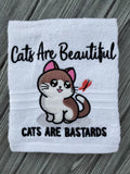 DIGITAL DOWNLOAD Cats Are Beautiful Kitty Mature 4 SIZES INCLUDED