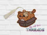 DIGITAL DOWNLOAD If It Fits, I Sits Grumpy Kitty Bookmark Ornament Bag Tag