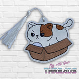 DIGITAL DOWNLOAD If It Fits, I Sits Grumpy Kitty Bookmark Ornament Bag Tag