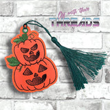DIGITAL DOWNLOAD Pumpkin Jack Stack Bookmark Ornament Bag Tag