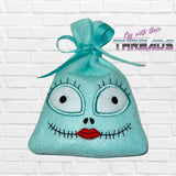 DIGITAL DOWNLOAD Applique Rag Doll Treat Bag 4 SIZES INCLUDED