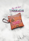 DIGITAL DOWNLOAD 5x5 Do Your Civic Doody Poo Bag Zippered Bag and 4x4 Stand Alone