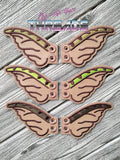 DIGITAL DOWNLOAD Gremlin Ear Shoe Wings SATIN AND BEAN STITCH EYELET OPTIONS INCLUDED