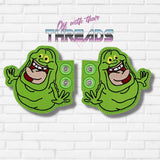 DIGITAL DOWNLOAD Slime Ghost Shoe Wings SATIN AND BEAN STITCH EYELET OPTIONS INCLUDED