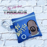 DIGITAL DOWNLOAD 5x5 Fo Shizzle Poo Bag Zippered Bag and 4x4 Stand Alone