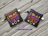 DIGITAL DOWNLOAD 5x5 Awkward Times Poo Bag Zippered Bag and 4x4 Stand Alone