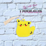 DIGITAL DOWNLOAD Poke Kitty Bookmark Ornament Gift Tag