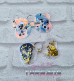 DIGITAL DOWNLOAD Shaker Style Clear Vinyl Hair Bow Style One 3 SIZES INCLUDED