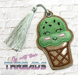 DIGITAL DOWNLOAD Ice Cream Cone Bag Tag Ornament Bookmark