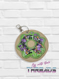 DIGITAL DOWNLOAD 3D Shaker Donut Bag Tag Bookmark Ornament
