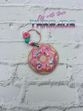DIGITAL DOWNLOAD 3D Shaker Donut Bag Tag Bookmark Ornament