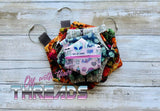 DIGITAL DOWNLOAD Hexagon Zipper Bag Set 5 SIZES INCLUDED