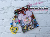 DIGITAL DOWNLOAD Applique Shaker Mouse ITH Zippered Bag Lined and Unlined
