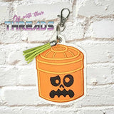 DIGITAL DOWNLOAD Pumpkin Jack O Lantern Bucket Bag Tag Ornament 2023