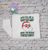 DIGITAL DOWNLOAD So Tell Me What You Want 3 SIZES INCLUDED