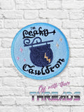 DIGITAL DOWNLOAD Leaky Cauldron Patch 3 SIZES INCLUDED