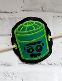 DIGITAL DOWNLOAD Halloween Bucket Hair Accessory Bun Cover BUNDLE 7 DESIGNS INCLUDED