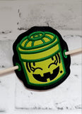 DIGITAL DOWNLOAD Halloween Bucket Hair Accessory Bun Cover BUNDLE 7 DESIGNS INCLUDED