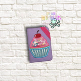 DIGITAL DOWNLOAD 5x7 Applique Shaker Cupcake Mini Comp Book Cover
