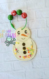 DIGITAL DOWNLOAD 3D Shaker Snowman Ornament Bookmark Gift Tag