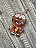 DIGITAL DOWNLOAD 3D Shaker Gingerbread Man Ornament Bookmark Gift Tag