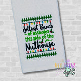DIGITAL DOWNLOAD 5 Sizes Jolliest Bunch Embroidery Design