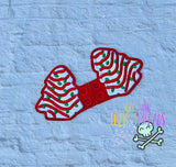 DIGITAL DOWNLOAD 3D Shaker Applique Tree Shoe Wings Shoe Wings SATIN AND BEAN STITCH EYELET OPTIONS INCLUDED 2 VERSIONS INCLUDED