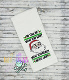 DIGITAL DOWNLOAD So Tell Me What You Want 3 SIZES INCLUDED