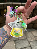 DIGITAL DOWNLOAD 3D Shaker Applique UFO Bag Tag Bookmark Ornament