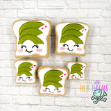 DIGITAL DOWNLOAD Applique Avocado Toast Plush 6 SIZES INCLUDED
