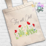 DIGITAL DOWNLOAD Stay Wild, Child Wildflower 5 SIZES INCLUDED