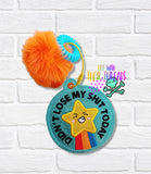 DIGITAL DOWNLOAD Didn't Lose My Shit Merit Badge Bag Tag Bookmark Ornament