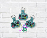 DIGITAL DOWNLOAD Mental Breakdown Snap Tab Key Chain