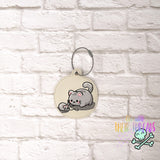 DIGITAL DOWNLOAD Cat and Mouse Besties Bookmark Ornament Bag Tag