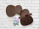 DIGITAL DOWNLOAD ITH Applique Acoustic Guitar Pick Carrier Holder