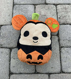 DIGITAL DOWNLOAD Applique Halloween Mouse Plush 5 SIZES INCLUDED