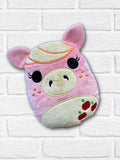 DIGITAL DOWNLOAD Applique Apple Pony Plush 5 SIZES INCLUDED