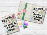 DIGITAL DOWNLOAD Document It A6 Notebook Cover