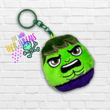 DIGITAL DOWNLOAD Applique Hulk Squishy Keychain