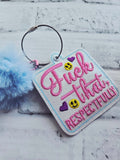 DIGITAL DOWNLOAD Fuck That Respectfully Bag Tag Bookmark Ornament