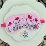 DIGITAL DOWNLOAD  Wildflower Sleep Mask 2 SIZES INCLUDED