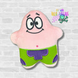 DIGITAL DOWNLOAD Applique Patrick Plush 5 SIZES INCLUDED