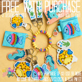 DIGITAL DOWNLOAD Applique Ocean Cuties Wristlet Essentials Set 12 DESIGNS INCLUDED