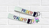 5x7 6x10 DIGITAL DOWNLOAD Pride Ally Key Fob Set