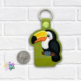 DIGITAL DOWNLOAD Applique Tropical Toucan Wristlet Essentials Set 10 DESIGNS INCLUDED